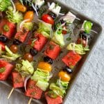 Sweet & Savory Watermelon Skewers: A Delicious Combination