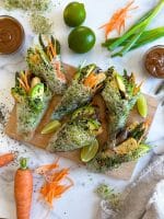 Broccoli sprout summer rolls with Dr. Mark Hyman