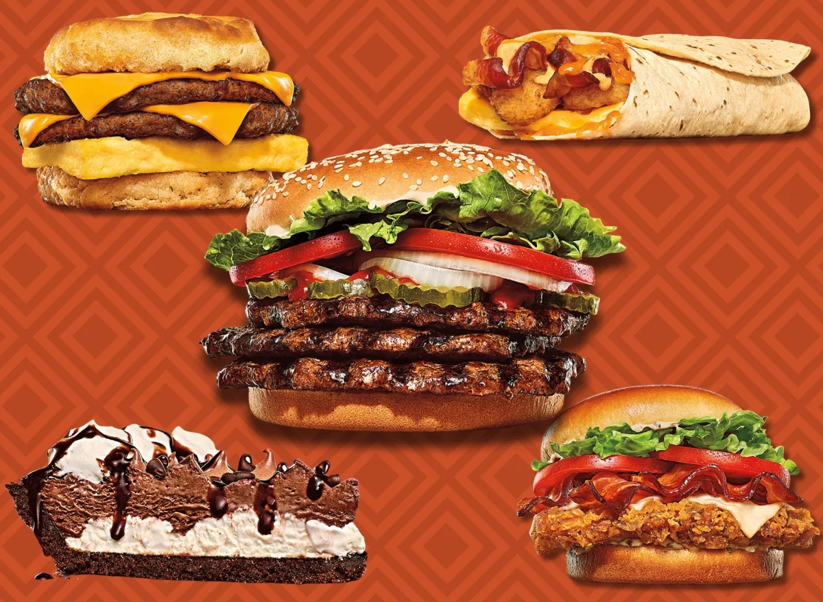 Top 10 Unhealthiest Burger King Orders, Dietitians Say