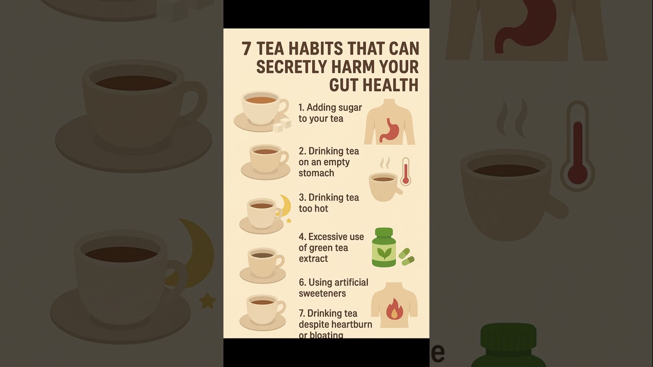 7 Tea Habits That May Harm Your Gut Health: Mistakes to Avoid