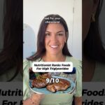 Nutritionist Rates Foods for Managing High Triglycerides