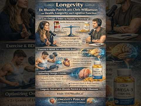 Dr. Rhonda Patrick & Chris Williamson: Insights on Health & Longevity